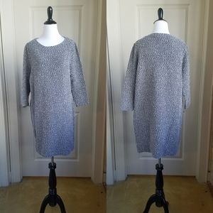 COS Gray Long Sleeve Dress, M